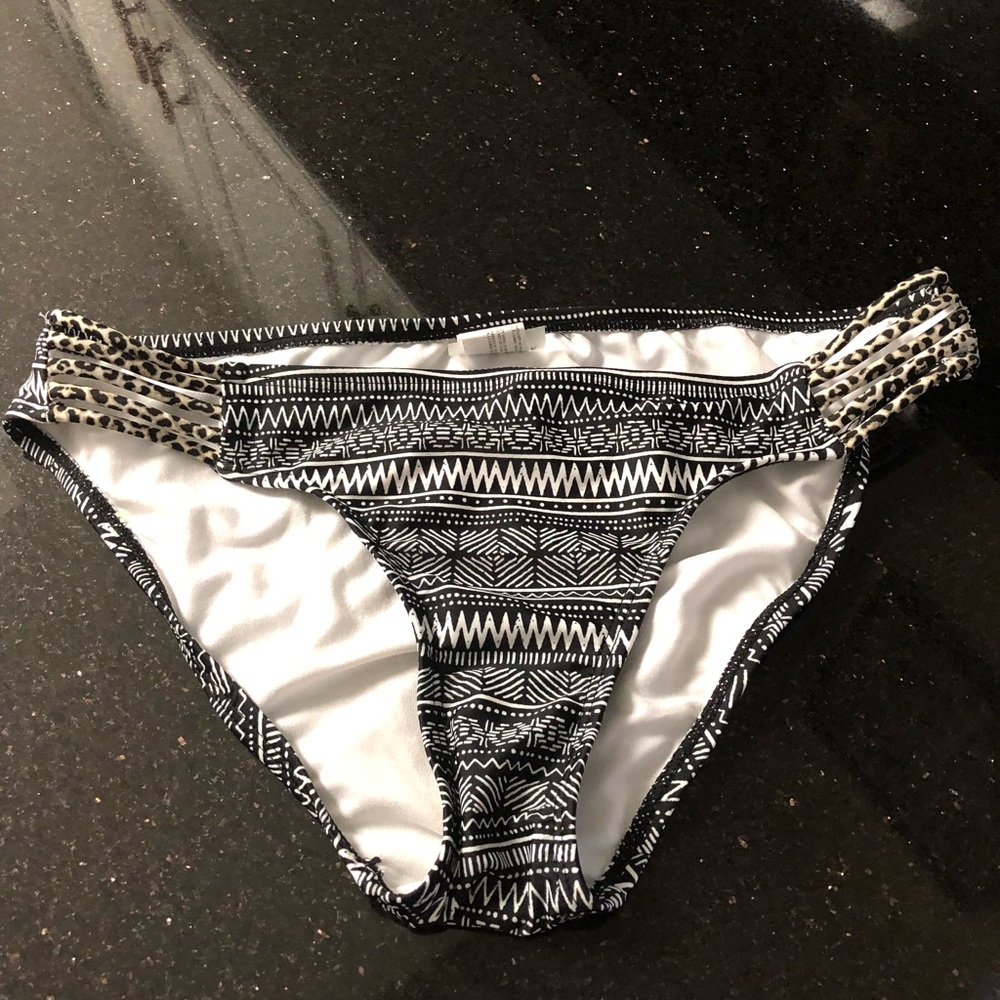 Tribal/animal print bathing suit bottom